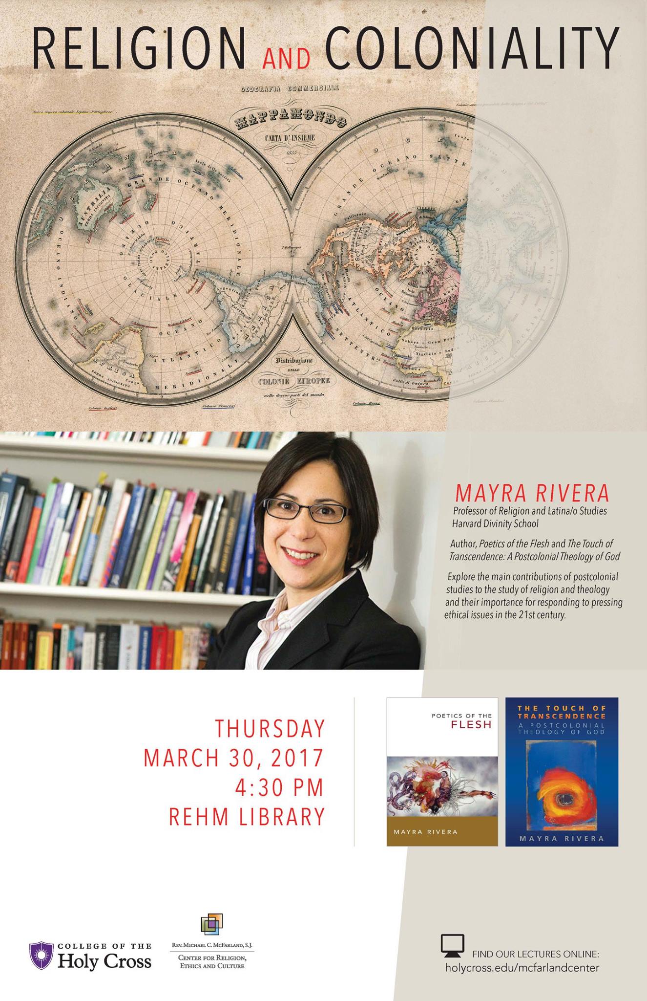 Holy Cross Lecture Flyer