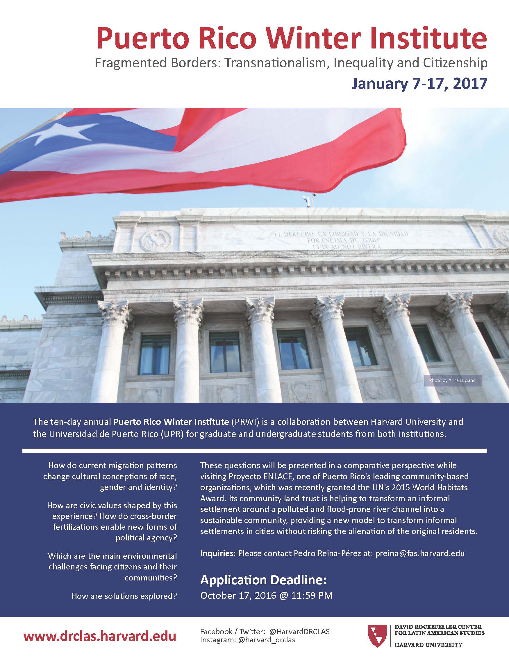 PR Winter Institute